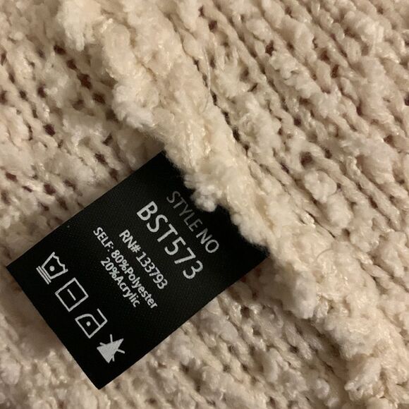 POL large waterfall front open popcorn cardigan - Picture 5 of 5